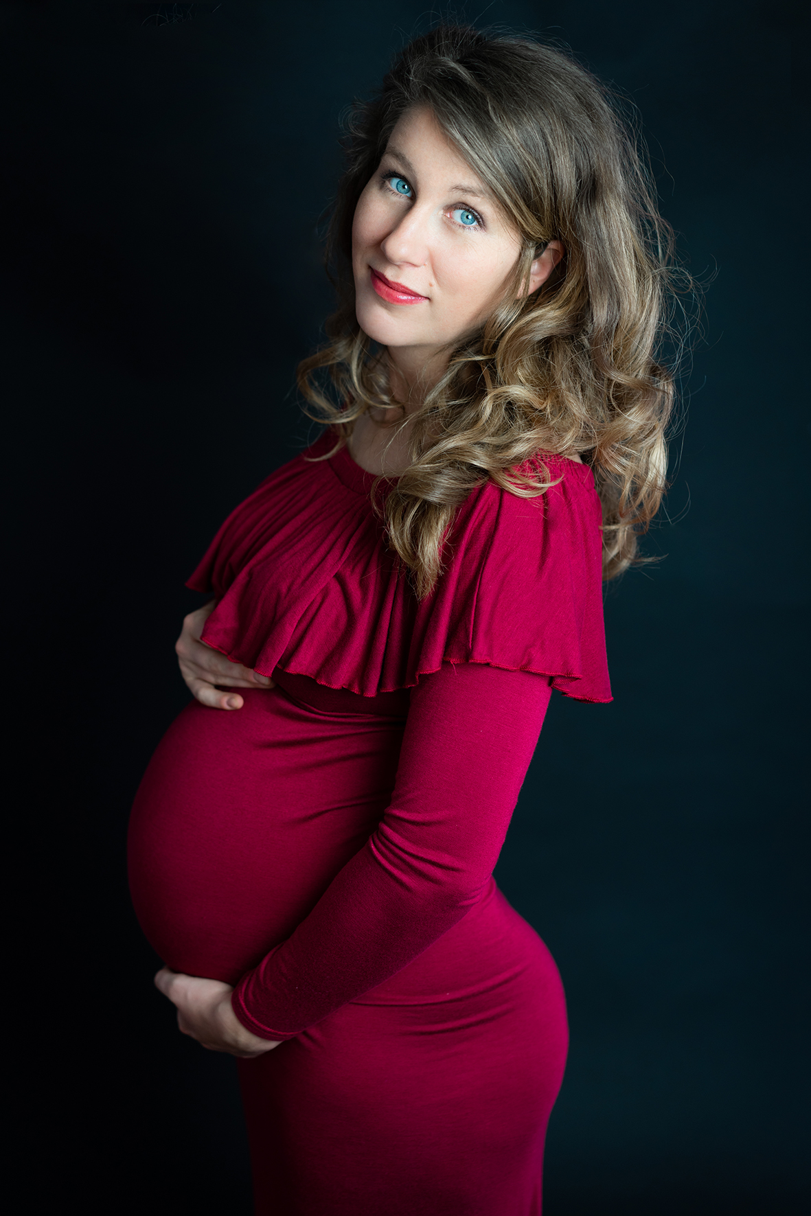 Edles Schwangerschaftsshooting in Bremen Fotografin mit eigenem Studio