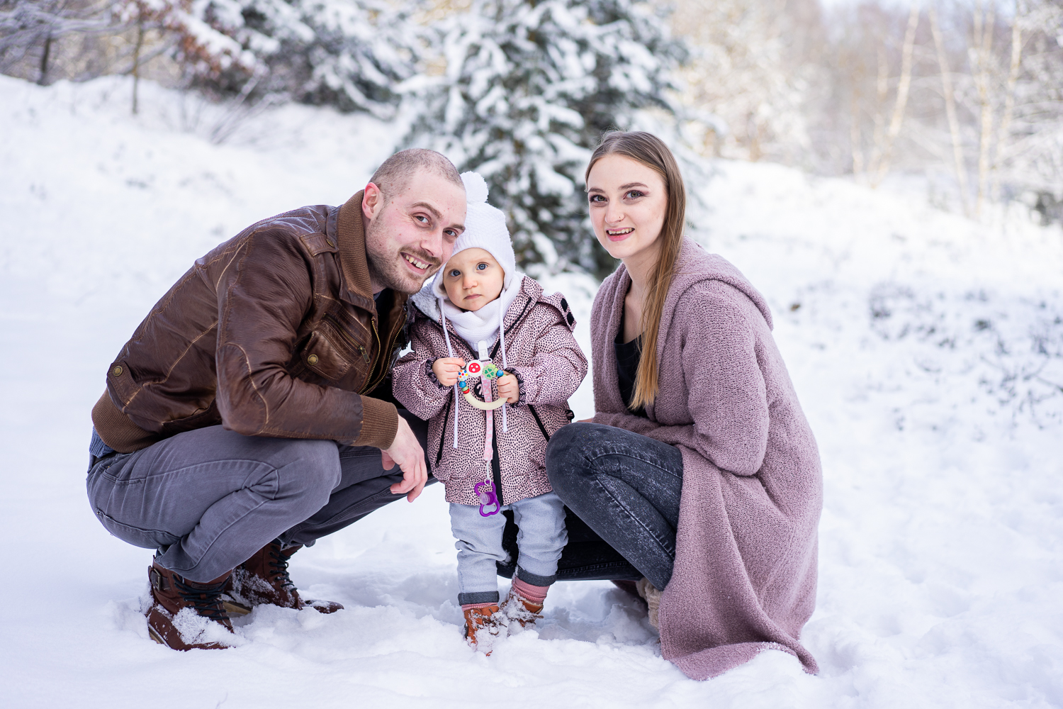 Familienfotoshooting im Winter Fotografin Bremen